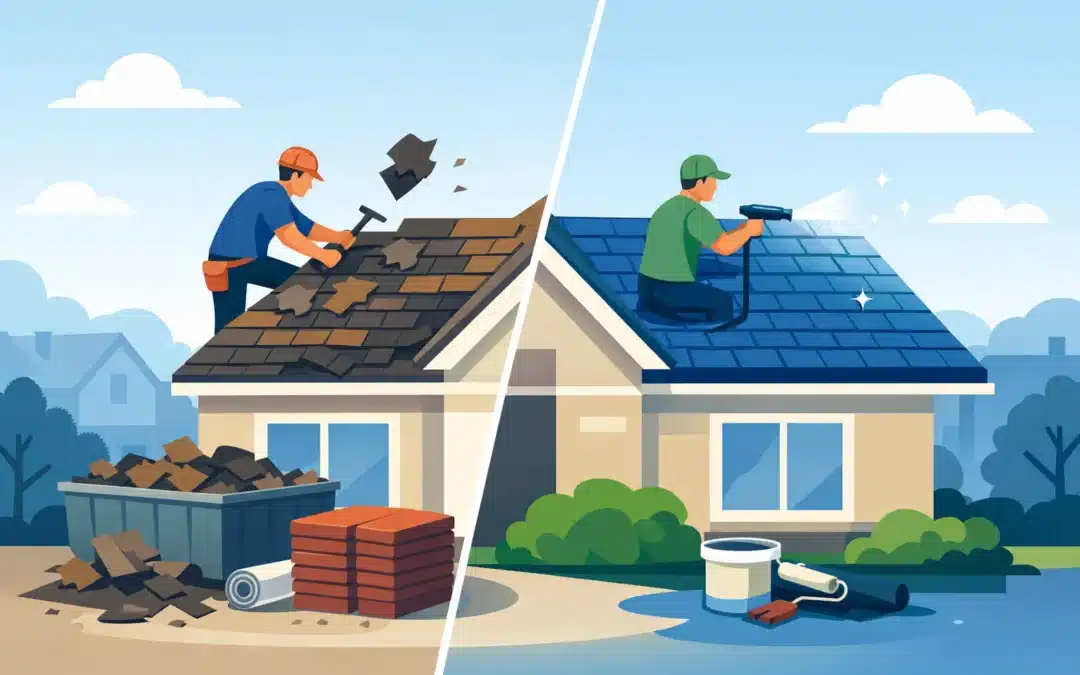 Roof Replacement Cost Comparison: Replace or Restore?