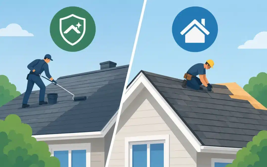 Roof Preservation Versus Reroofing Compared