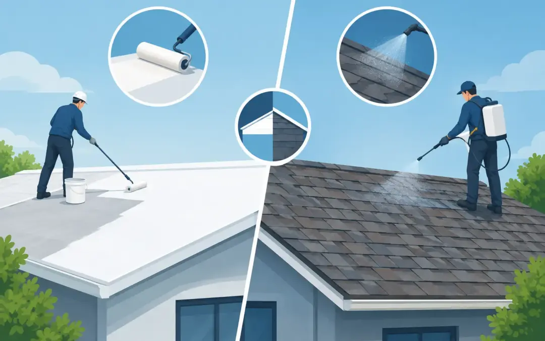 Roof Coating Versus Shingle Treatment Compared